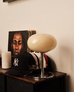 The Lira - Lucy’s Lamps is a modern table lamp with minimalist design and soft glow, perfect for living room table lamps or bedroom table lamps. Works as a side table lamp, bedside lamp, small desk lamp, or light therapy lamp with aesthetic retro lamp style and mid century appeal.